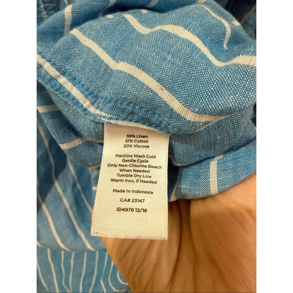 Talbots linen blend top sz 3X